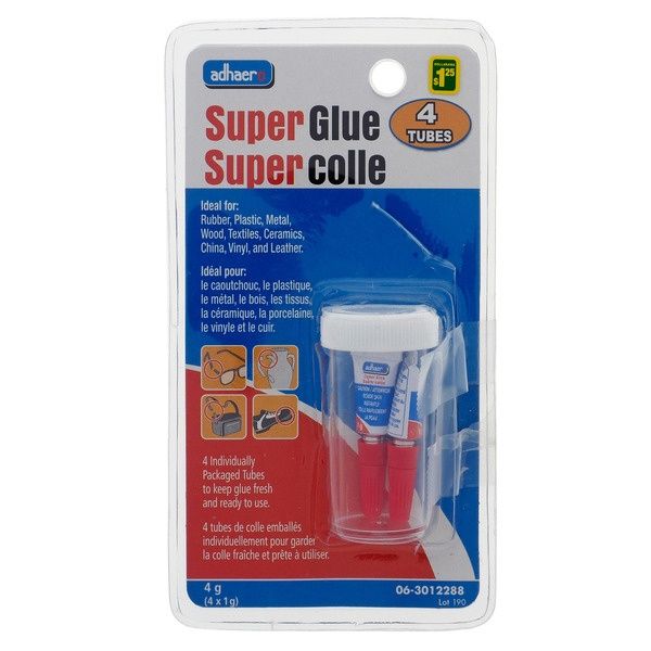 Super glue 4 pack
