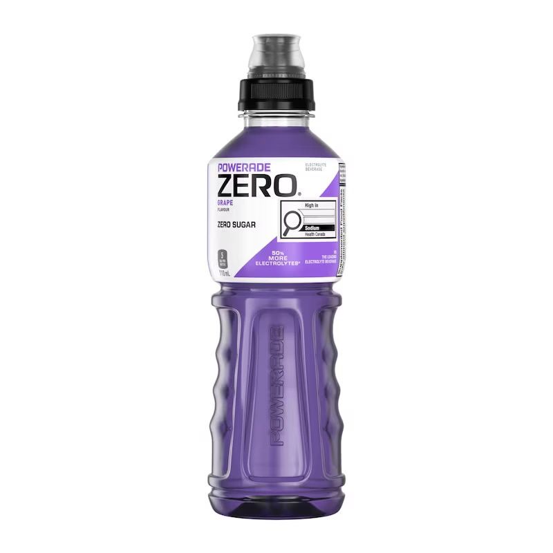 Powerade 710mL, flavour: Zero Grape