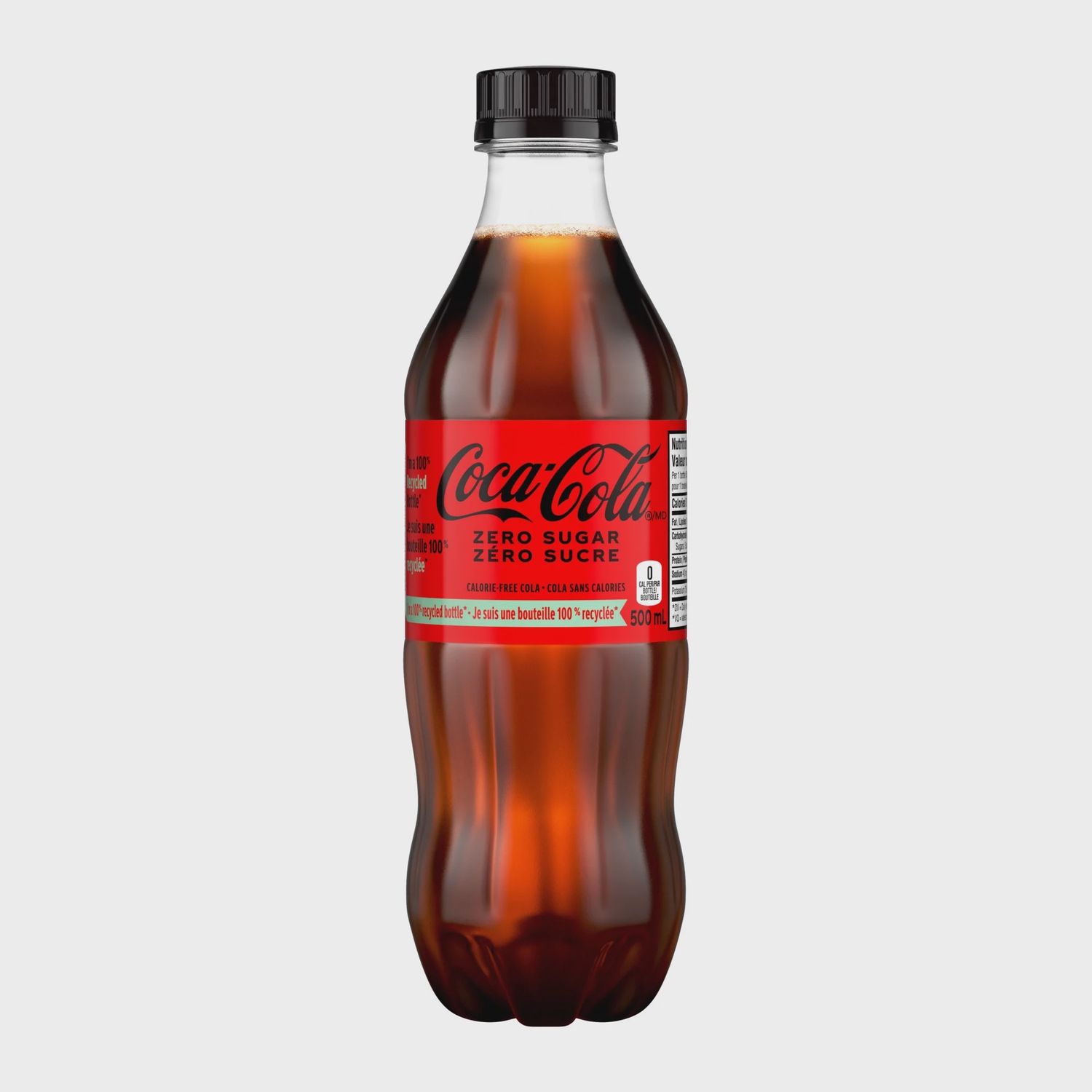 Coca-Cola Zero (Coke Zero) Bottle 500mL