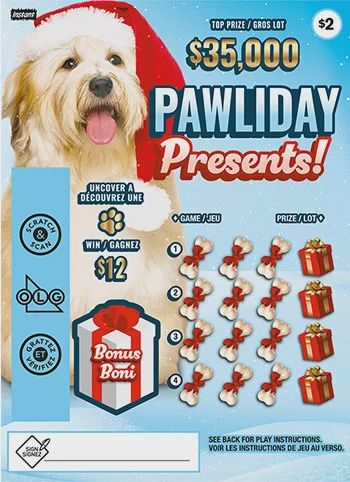 Paw-liday - $2.00