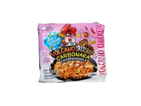 Paldo Volcano Carbonara Chicken Noodle