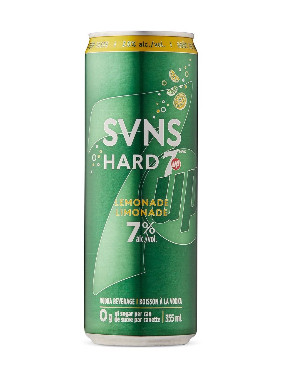 Svns Hard 7up Lemonade 355mL