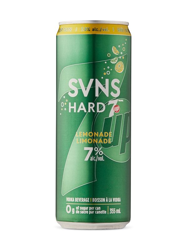 Svns Hard 7up Lemonade 355mL
