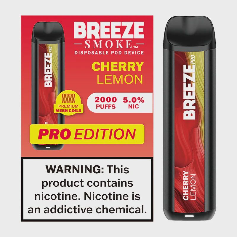 Breeze Pro 20mg, flavour: Cherry Lemon