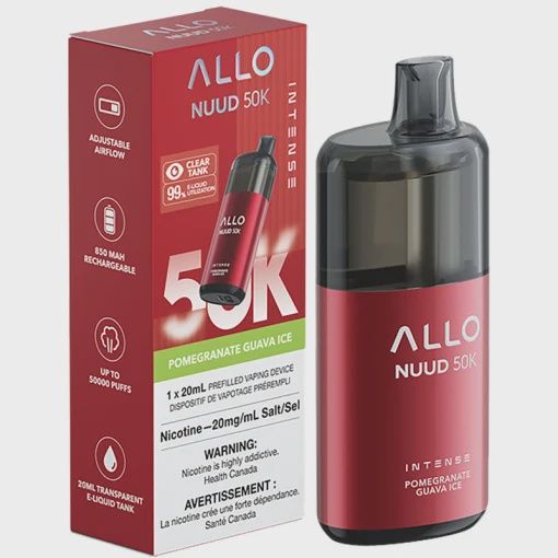 Allo Intense Nuud 50k, flavour: Pomeganate Guava Ice