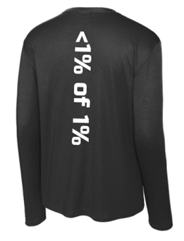 <1% MLB - Sport-Tek PosiCharge Competitor Tee Long Sleeve Back Center