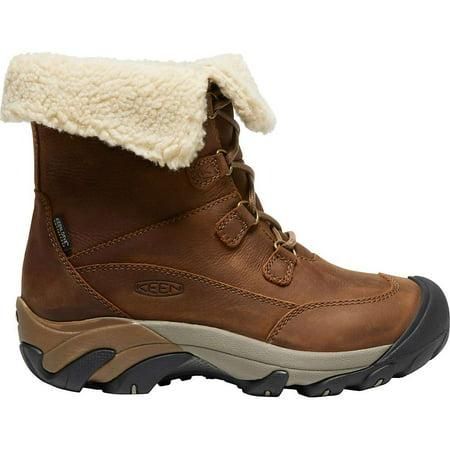 KEEN Women's Betty Boot Short Waterproof Insulated Ankle, Brown/Shitake