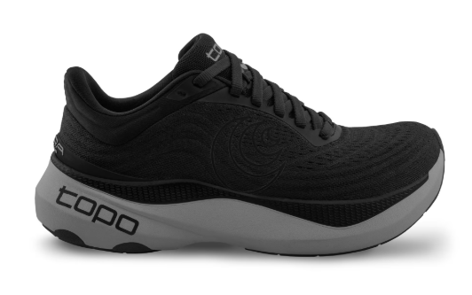 Topo Athletic Mens Aura Black/Charcoal M080