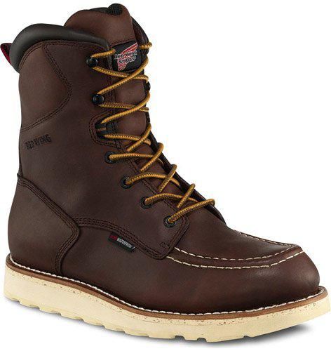 Red Wing 411 Men's 8-Inch Waterproof Brown Boot