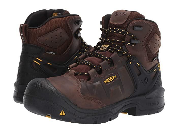 KEEN Utility 6 Dover WP (Dark Earth/Black) Men's Work Boots