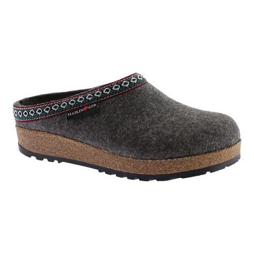 Haflinger Grizzly Clog Slipper in Grey