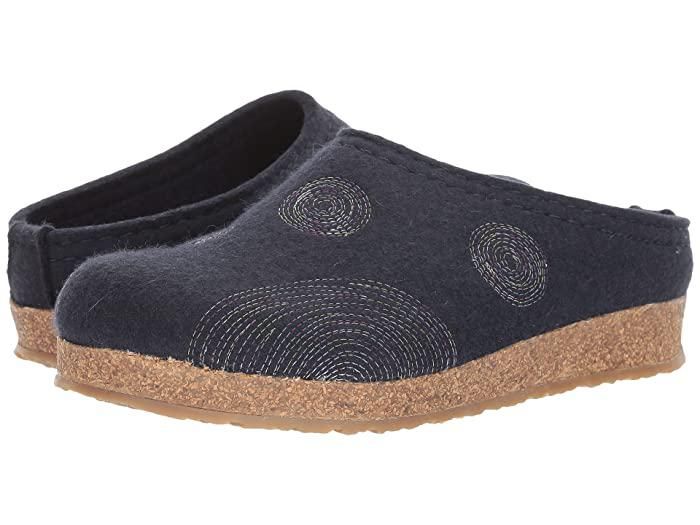 Haflinger Spirit (Med Blue) Women's Clog Shoes