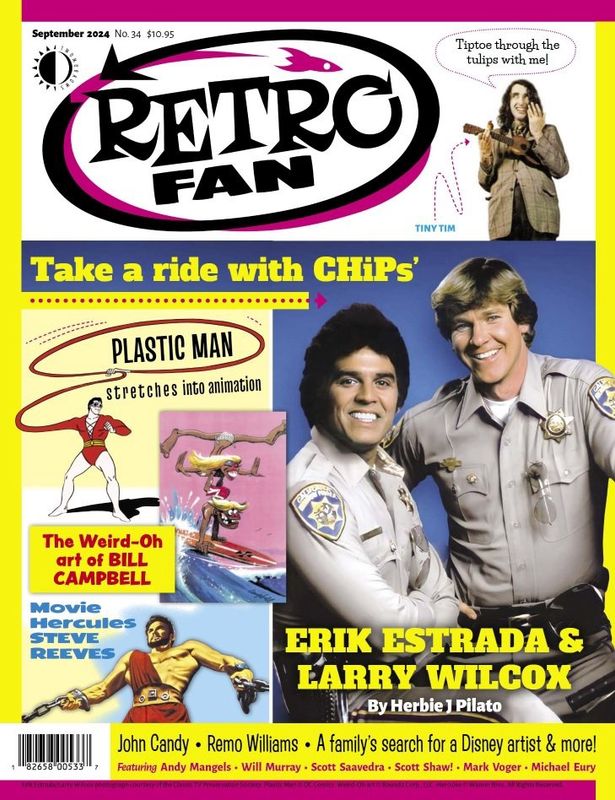 RetroFan #34 - CHiPs - Plastic Man - Steve Reeves