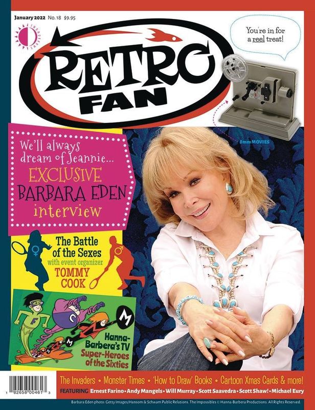 RetroFan #18 - Barbara Eden - 8mm Movies - The Monster Times - The Invaders