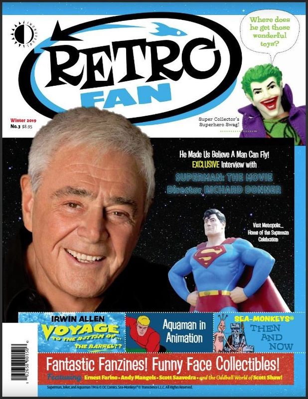RetroFan #3 - Richard Donner - Superman - Voyage - Aquaman - Sea Monkeys