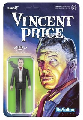 Super7 ReAction Vincent Price The Raven Master of Mayhem Action Figure