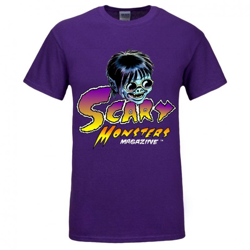 Scary Monsters Magazine Purple Adult T-Shirt