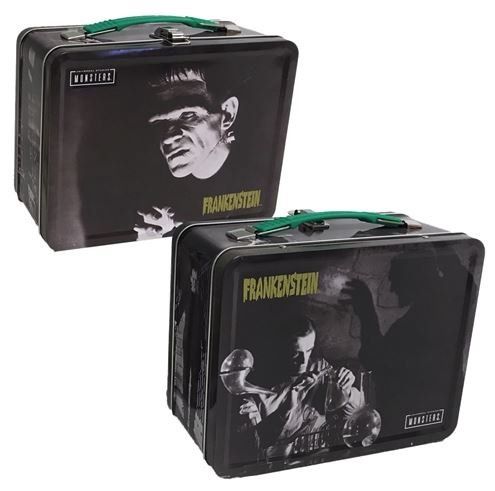 Universal Monsters Frankenstein Tin Tote Lunchbox Vintage-Style Metal