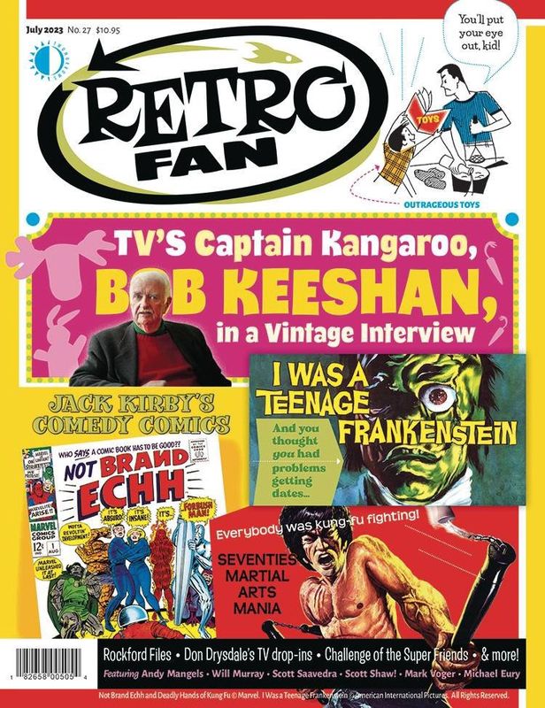 RetroFan #27 -  Captain Kangaroo, Jack Kirby, Teenage Frank