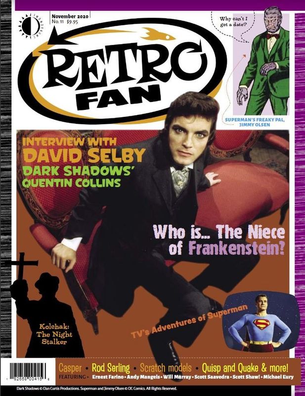 RetroFan #11 - David Selby -Rod Serling -Niece of Frankenstein -Kolchak