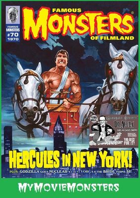 Famous Monsters of Filmland magazine FM #70 Hercules in NY - Retro Lost Issue!