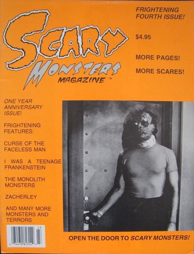 Scary Monsters #4 - Frightening Fourth Issue! Hard to Find!