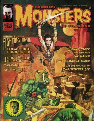 Famous Monsters of Filmland #260 - John Carter cover with sticker