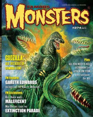 Famous Monsters of Filmland #274 - Choice of 4 Godzilla cvrs
