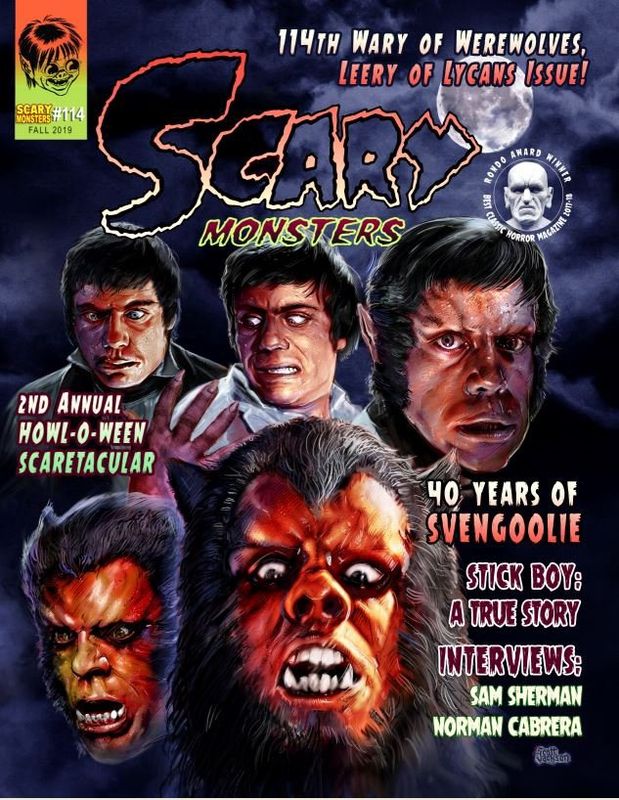 Scary Monsters #114 - Wary of Werewolves, Leery of Lycans! 2019 Halloween Issue