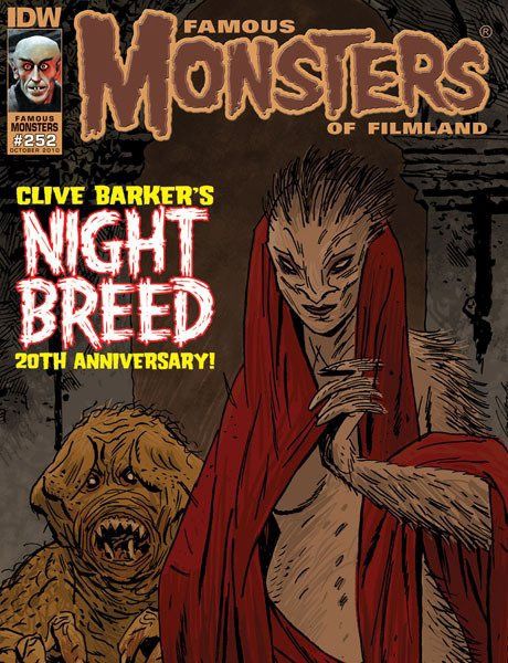 Famous Monsters of Filmland #252 - Night Breed cover!