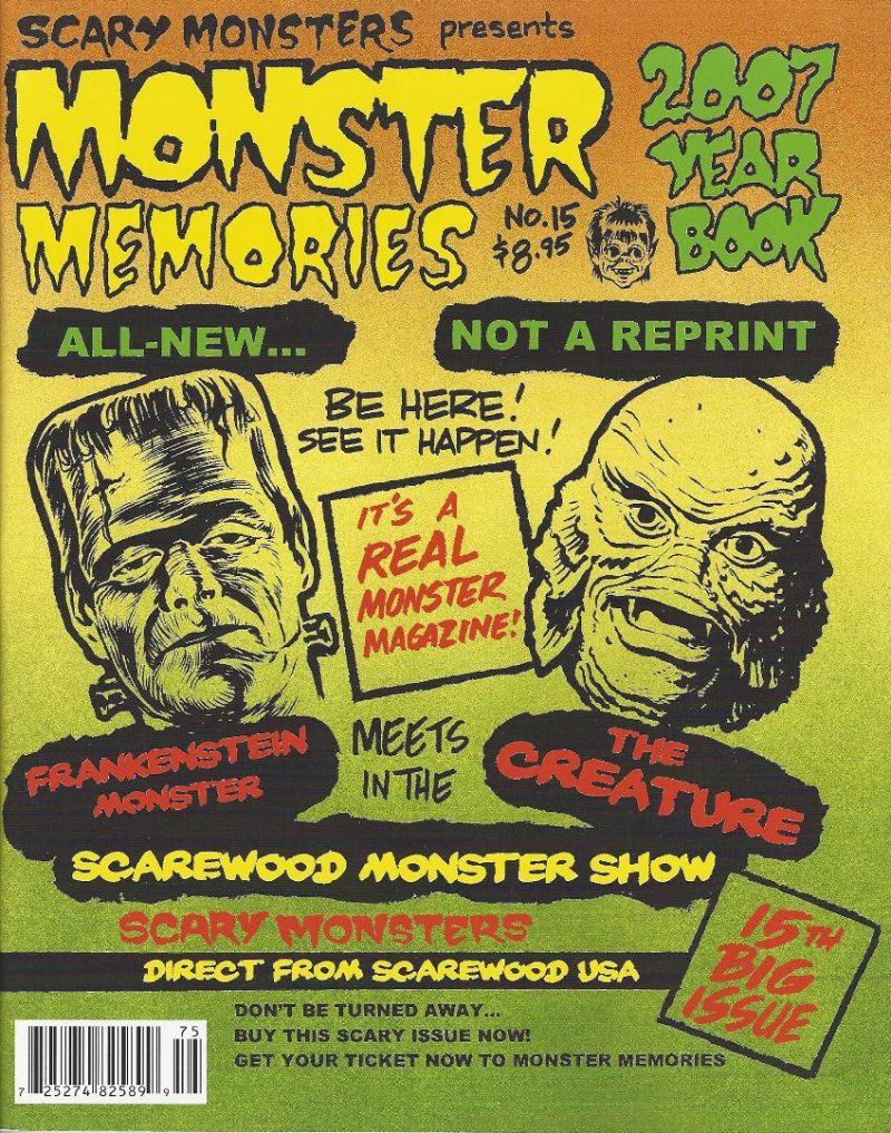 Scary Monsters magazine presents Monster Memories 2007 Yearbook #15