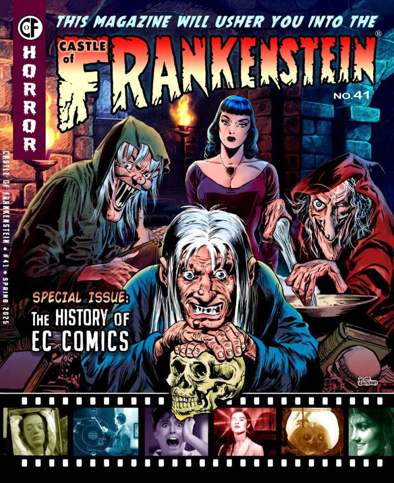 Castle of Frankenstein #41 - The History of EC Comics - Lionel Atwill - 7th Voyage of Sinbad - DIGITAL VERSION ONLY