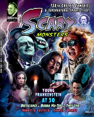 Scary Monsters #136 - Creepy Comedies &amp; Supernatural Spoofs - 2 Covers