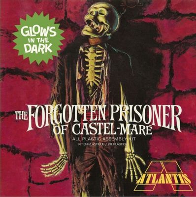 Atlantis The Forgotten Prisoner of Castel-Mare Glow Square Box Model Kit