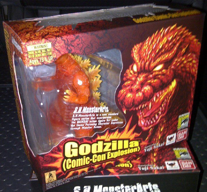 Bandai S.H. MonsterArts Godzilla Comic-Con Explosion SDCC 2012 Figure