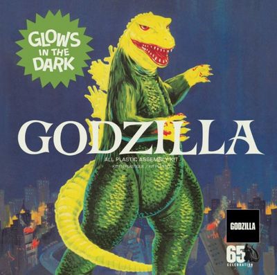 Atlantis Godzilla King of the Monsters Glow Square Box Model Kit