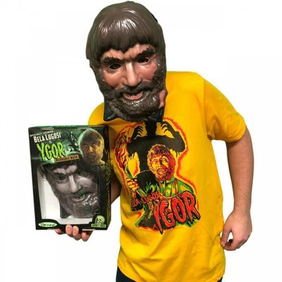 Bela Lugosi Ygor Officially Licensed Adult Wearable Mask - Color or Silver Screen B&amp;W
