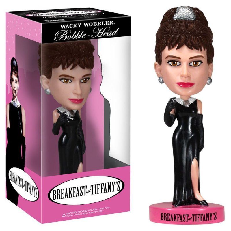 Funko Audrey Hepburn Breakfast at Tiffany's Wacky Wobbler Bobble Head
