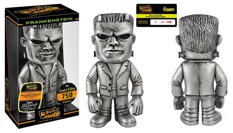 Funko Hikari Sofubi Platinum Frankenstein Japanese Vinyl Figure
