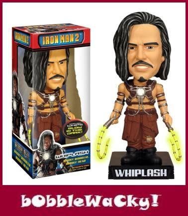 Funko Marvel Comics Iron Man 2 WHIPLASH Mickey Rourke bobble head