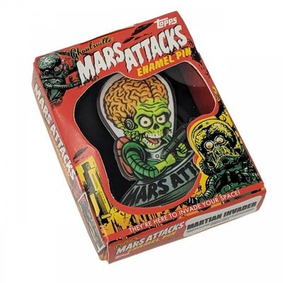 Mars Attacks Martian Invader Enamel Pin in Gift Box