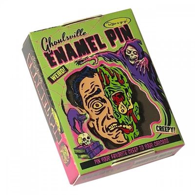 Melting Man Retro Style Horror Mask Enamel Pin