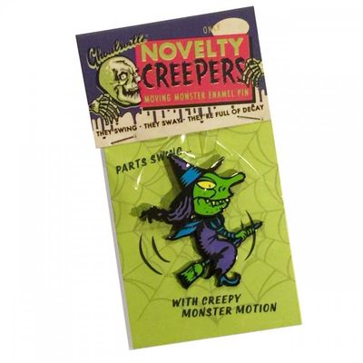 Novelty Creepers Moving Monster Wendy Witch Enamel Pin