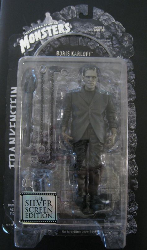 Sideshow Collectibles Boris Karloff as Frankenstein 8in figure Silver Screen Ed