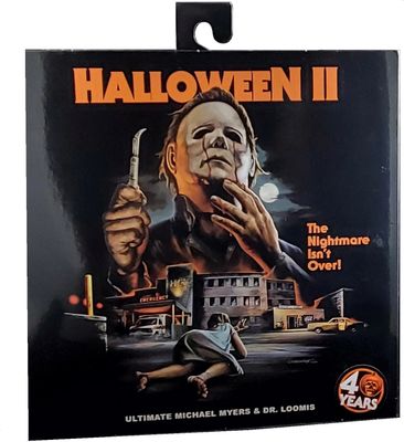 NECA Halloween II Ultimate Michael Myers &amp; Dr Loomis 2-Pack 7"-Scale Figures