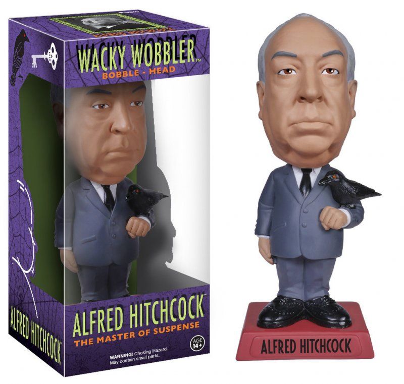Funko Alfred Hitchcock Master of Suspense Wacky Wobbler Bobble-Head