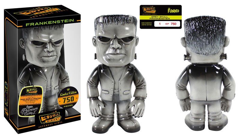 Funko Hikari Sofubi Grey Skull Frankenstein Japanese Vinyl fig ToyZoo Exclusive
