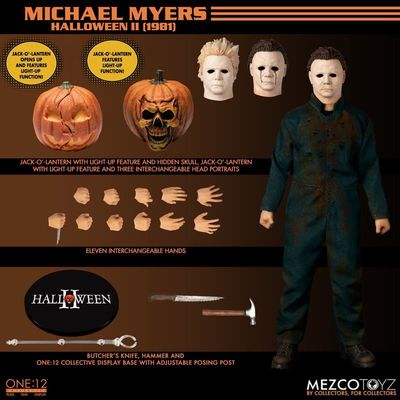 Mezco One:12 Collective Halloween II Michael Myers Action Figure Set