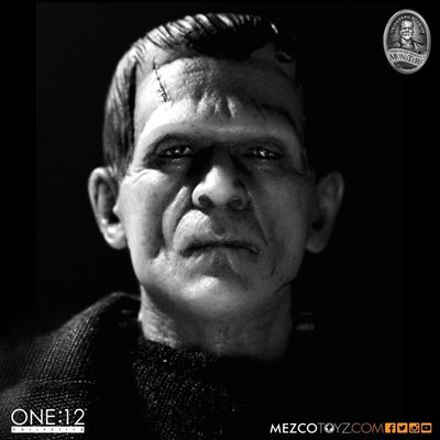 Mezco One:12 Collective Universal Monsters Frankenstein - B&amp;W or Color