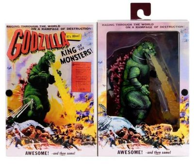 NECA Godzilla: King of the Monsters 1956 Movie Poster 12 Head-to-Tail Figure